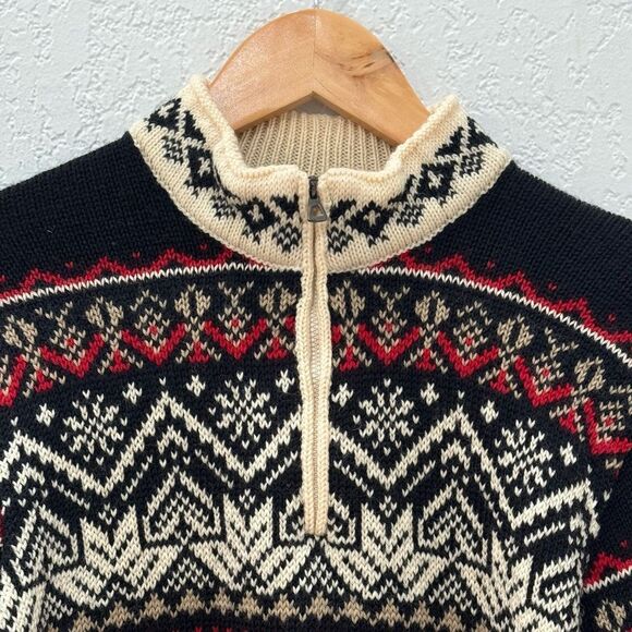 Disegna Men’s Norwegian D’Italia Alpine Pure Wool Sweater Size Small - Picture 3 of 12